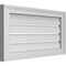 Ekena Millwork Vertical Surface Mount PVC Gable Vent: Functional, w/ 2"W x 1-1/2"P Brickmould Frame, 26"W x 14"H GVPVE26X1402SF - alternate 5